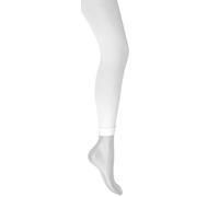 MYSASI Collants sans pieds pour filles - (Âges 6-14) - Collants de danse souples pour enfants, pour le ballet, la gymnastique et le port quotidien, collants sans pieds pour enfants, blanc éclatant, 11