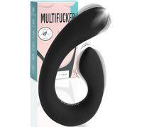 MySecretCase Double Penetrateur Couple Sextoyse Femme Clitoridienne Multifonction 9 Modes Gode Vibro-Masseur Rabbit Vibromasseurs Feminin USB Prostate Stimulant Homme 13 cm Jouet Sexualité Couple IPX7