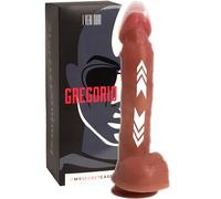 MySecretCase Gode Vibro-Masseur Va et Vient 20 cm Vibro Avec Telecommande Vibromasseurs Feminin Va et Vient 10 + 9 Thrusting Gode XXL Réaliste Large Godemichets Vibrant Ventouse Sextoyse Femme