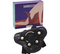 MySecretCase Harnais Godes Ceintures Réglable pour Couple Strap on avec Anneaux Interchangeables Accessoire Pegging Gode Ceinture Pour Lesbiennes Confortable Velours et Cuir Strapon IPX7