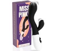 MySecretCase Rabbit Vibromasseurs Feminin 10 Modes de Vibration Gode Vibro-Masseur Stimulateur Clitoridien Sextoyse Femme Clitoridienne Point G Gode Silicone Jouet Sexuel Adulte USB Sextoys Couple
