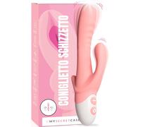 MySecretCase Rabbit Vibromasseurs Feminin Clitoridien 10 Modes de Vibration Vibromasseur Point G 19,5 cm Stimulateur Clitoridien Vibromasseur Femme Sextoy Femme IPX6 Vibrator USB Dildo Sex Toys Anals