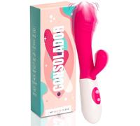 MySecretCase Rabbit Vibromasseurs Feminin Clitoridien 10 Modes Vibration Vibromasseur Point G 18,5cm Stimulateur Clitoridien Vibromasseur Femme Sextoy Femme IPX5 Vibrator USB Jouer Sexuelle Pour Femme
