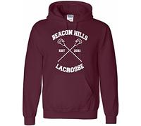 MyShirt - Sweat à capuche Beacon Hills Maroon inspiré du loup Dylan O'Brien Stiles McCall Tailles XS - XXL Top, Stilinski 24, S