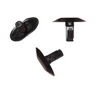 myshopx C126 Revêtement de Porte Clips de Fixation Pinces Pare-Chocs Clips de Fixation Moulure Pare-Chocs Cylindre de Course Plastique Rivets schlagniete Impression Rivet