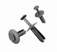 myshopx Clips de fixation C62 pour revêtement de portière, pare-chocs, bague, bande décorative en plastique, rivets, rivets à pression