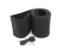 myshopx Couvre-volant en cuir véritable pré-perforé Gris ø 37-39cm / 9,5 cm