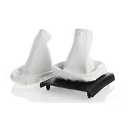 myshopx SH08 Soufflet et blanc de manchette Frein à main en cuir véritable