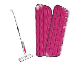 MySimaa Pack de 2 de Têtes pour Balai Serpillère, Têtes de Rechange Serpillière 2 en 1 en Microfibres Humide et Sec, Tampons Réutilisable, Têtes Remplacement Serpillere, Recharge Balais Nettoyer Sol