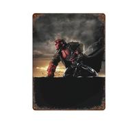 MYSJWLPOT Affiche de film Hellboy 2 The Golden Army - Décoration murale en métal - Décoration d'intérieur moderne - Décoration d'intérieur - 40 x 30 cm