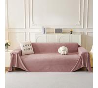 MYSKY HOME Housse de canapé, en forme de L, protection contre les rayures, pour canapé 2 places, lavable, protection de canapé, motif chat, 180 x 300 cm, rose