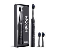 MySmile DY156 Brosse à dents électrique pour adultes, batterie sonique rechargeable, portable avec 3 têtes de brosse, 2 minutes et 5 modes, minuterie intelligente, 45 000 VPM, une charge pendant 60