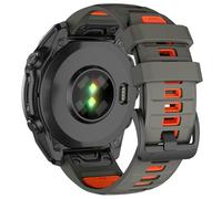 MYSNBKN Bracelet 26mm en silicone QuickFit pour Fenix 8 AMOLED/Solar 51mm/Fenix 7X/7X Pro/Fenix 6X/6X Pro/Fenix 5X/5X Plus/Fenix 3/3HR/Epix Pro 51mm/TACTIX 7/DELTA