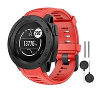 MYSNBKN Garmin Instinct Bracelet, Bracelet de montre de remplacement en silicone souple pour Garmin Instinct/Garmin Instinct 2/Solar Tactical avec outils d'adaptation