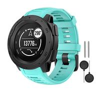 MYSNBKN Garmin Instinct Bracelet, Bracelet de montre de remplacement en silicone souple pour Garmin Instinct/Garmin Instinct 2/Solar Tactical avec outils d'adaptation