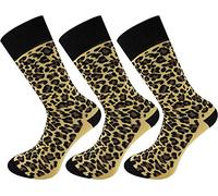 Mysocks Chaussettes 3 Paires Imprimé léopard brun