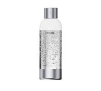 Mysoda : bouteille premium 1L pour la machine | À eau gazeuse Mysoda - Argent - Plastique de haute qualité et sans BPA - Couvercle et fond en acier inoxydable
