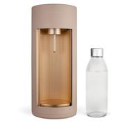 Mysoda Glassy - Machine à eau pétillante avec 1 bouteille en verre (sans cylindre de CO2) - Latte (Beige)
