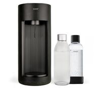 Mysoda Glassy - Machine à eau pétillante avec une bouteille en verre (sans cylindre de CO2) - Noir
