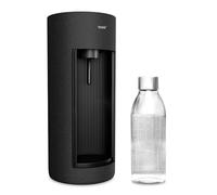 Mysoda Glassy - Machine à eau pétillante avec une bouteille en verre (sans cylindre de CO2) - Noir