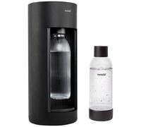 Mysoda - Machine à gazéifier l'eau + 2 bouteilles noir GL004F-B-FR