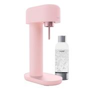 Mysoda Ruby 2 - Machine à eau pétillante design avec une bouteille d'eau en PET (sans cylindre de CO2) - Rose