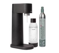 Mysoda - Pack machine à gazéifier l'eau + 1l bouteille - noir EUR-WD002F-B-FR
