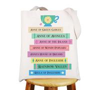 MYSOMY Anne Novel Sac fourre-tout Anne Green Inspiration Anne Shirley Gifts Anne Book Sac à bandoulière, De Green UK, INCH
