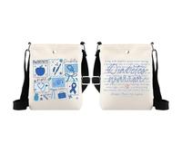 MYSOMY Diabetes Warrior Sac à bandoulière T1D Type 1 Diabète Type 2 Cadeau mois sans sucre pour diabétique, Diabète Mb, 14.7 x 2 x 21centimeters (5.8 x 0.8 x 8.3 inches)