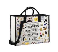 MYSOMY G Girls TV Show Sac fourre-tout réutilisable Luke's Diner Sac de voyage réutilisable pour fan de Lorelai Rory Gilmore, Sac fourre-tout Alwaysg Girl, 38.5*29.5*18cm