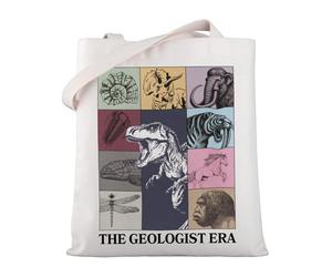 MYSOMY Geologist Gifts The Geologist Era Sac de courses réutilisable pour enseignants étudiants collectionneurs de roches, Géologue Tb, 13.7inch*15inch