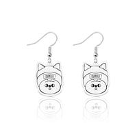 MYSOMY K-POP Boy Band Gift SKZ Boucles d'oreilles Stay Fandom Bijoux Cadeau K-POP Music Lovers Gift SKZ Korean Boy Band Merchandising, 2.4INCHES, Acier inoxydable