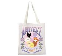 MYSOMY K-pop Group Aniteez Sac fourre-tout pour fans de K-pop Sac à bandoulière K-pop Cadeau pour amateur de musique K-pop Marchandises K-Pop, Anit Tb3, 13.7inch*15.7inch