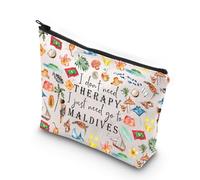 MYSOMY Maldives Cadeau Maldives Maldives Trousse de maquillage souvenir Maldives Cadeau de lune de miel, Aller à Maldives Bag, morden