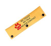 MYSOMY Manchon de laisse pour chien de service en nylon à pois 6 x 12 cm Contact visuel
