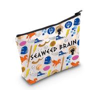 MYSOMY Percy Seaweed Brain The Lightning Thief Trousse à cosmétiques Percy Riptide Sword Bag Heroes of Olympus Sac cadeau pour amateur de livres, Sac cerveau algues 3, morden