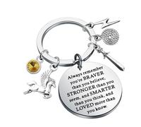 MYSOMY Porte-clés avec pendentif en forme de cheval - Cadeau pour fan de Percy - Cadeau pour amoureux de la musique, Pegasus Kc, 1.18INCHES