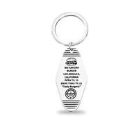 MYSOMY Porte-clés Big Kahuna Burger Motel Pulp Movie Inspire Gifts Mia & Vincent Cadeau Big Kahuna, 12burgers UK, S