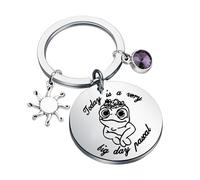 MYSOMY Porte-clés Raiponce Pascal Lover Gifts Today Is a Very Big Day Pascal Jewelry Tangled Pascal Merchandising, Très grand Royaume-Uni, S