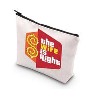 MYSOMY Price Live Show Trousse de maquillage The Wife is Right Cadeaux de jeu télévisé Cadeaux The Wife is Right Pochette zippée, The Wife Mb