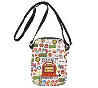 MYSOMY Sac à bandoulière de casino - Cadeau pour les amateurs de casino - Cadeau pour les perdants - Quittez les gagnants - Recharger le jeu - Sac à bandoulière, Losers Quit Cb1, 111