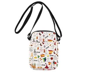 MYSOMY Sac à bandoulière espagnol - Cadeaux de voyage sur le thème de l'Espagne - Sac à bandoulière espagnol, Espagne Royaume-Uni, 111