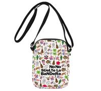 MYSOMY Sac à bandoulière inspiré du chanteur avec musique latine No No Suelte La Bandera Porto Rico Blanc Chaise Cadeau, Non Non Uk1, 111
