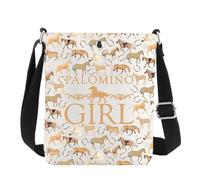 MYSOMY Sac à bandoulière Palomino Horse Lover Cadeau équestre Cadeau pour cavalier Palomino, Palomino Cb1, 111