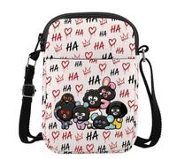 MYSOMY Sac à bandoulière pop coréen pour concert avec paroles de chanson, Hahaha Cb4