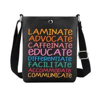 MYSOMY Sac à bandoulière pour enseignant d'éducation spéciale, cadeaux pour enseignants d'autisme, sac à bandoulière pour éducation spéciale, Laminate Advocate Uk3, 111