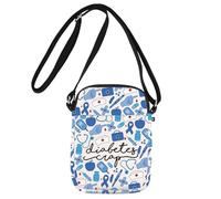 MYSOMY Sac à bandoulière pour insuline diabétique de type 1, cadeau de guerrier du diabète, Diabetes Crap Cb1, 111