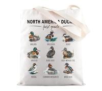 MYSOMY Sac fourre-tout Canards d'Amérique du Nord Cadeaux Canards sauvages Cadeaux pour les amateurs de canards d'Amérique du Nord Sac à bandoulière, Americaducks Tg3, INCH
