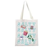 MYSOMY Sac fourre-tout en forme de pots salés - Cadeau de sensibilisation aux personnes handicapées et aux maladies chroniques, Pots salés 3, 13.7inch*15inch