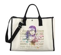 MYSOMY Sac fourre-tout en toile avec citation de Broadway Les Esthetic Miserables pour fans de théâtre musical, Dreamed Tote, 38.5cm*29.5cm*18cm